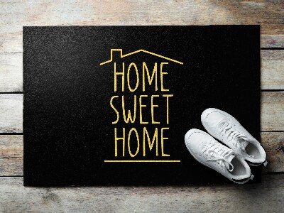 Inloopmat Home sweet home Eenvoudige inscriptie