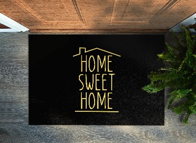 Inloopmat Home sweet home Eenvoudige inscriptie