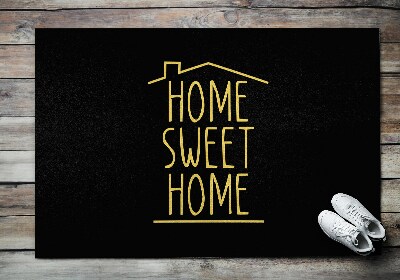 Inloopmat Home sweet home Eenvoudige inscriptie