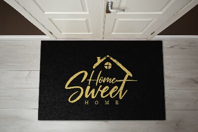 Deurmat Home sweet home Grote inscriptie