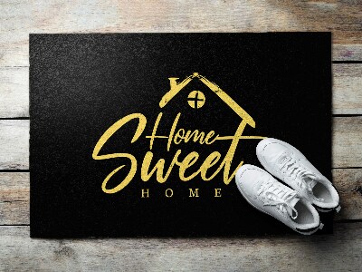 Deurmat Home sweet home Grote inscriptie