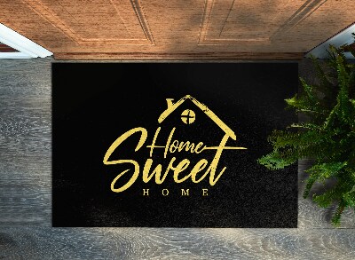 Deurmat Home sweet home Grote inscriptie
