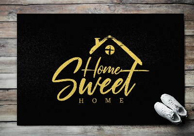 Deurmat Home sweet home Grote inscriptie