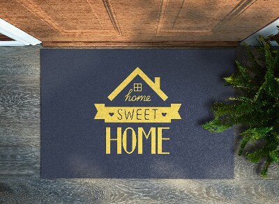 Deurmat Home sweet home Schrijven