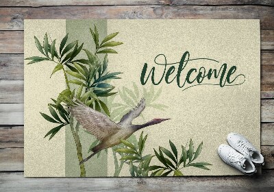 Inloopmat Welcome vogel