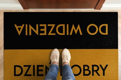 Inloopmat Dzień dobry Do widzenia