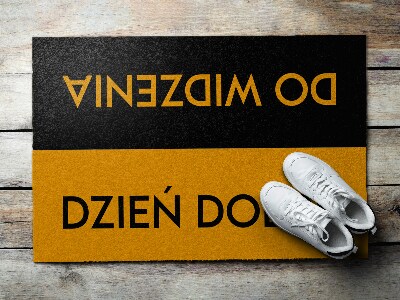 Inloopmat Dzień dobry Do widzenia