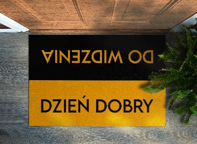 Inloopmat Dzień dobry Do widzenia