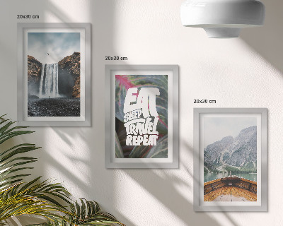 Gallery wall Watervallen, bergen, reizen, natuur, boottocht en vegetatie