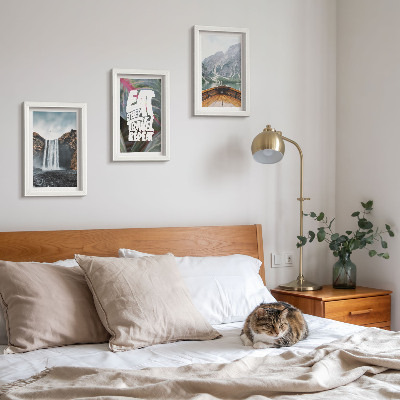 Gallery wall Watervallen, bergen, reizen, natuur, boottocht en vegetatie