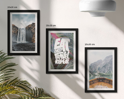 Gallery wall Watervallen, bergen, reizen, natuur, boottocht en vegetatie