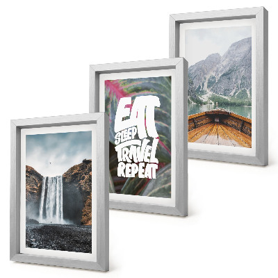 Gallery wall Watervallen, bergen, reizen, natuur, boottocht en vegetatie
