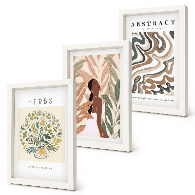 Gallery wall Boho-esthetiek, pastelkleurige, minimalistische posters