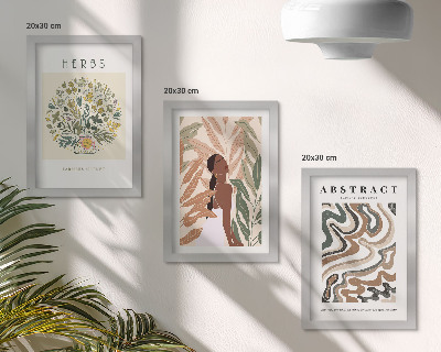 Gallery wall Boho-esthetiek, pastelkleurige, minimalistische posters
