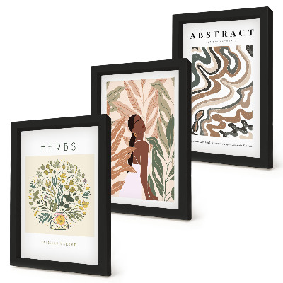 Gallery wall Boho-esthetiek, pastelkleurige, minimalistische posters