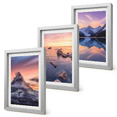 Gallery wall Landschappen met bergen, meren en zonsondergangen