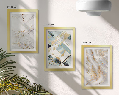 Gallery wall Elegante, modieuze abstracte marmerpatronen