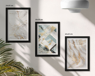 Gallery wall Elegante, modieuze abstracte marmerpatronen