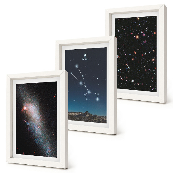 Gallery wall Kosmische sterrenlandschappen en het sterrenbeeld Stier