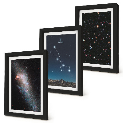 Gallery wall Kosmische sterrenlandschappen en het sterrenbeeld Stier