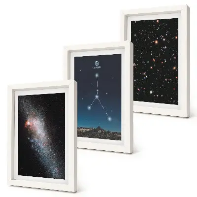 Gallery wall met het sterrenbeeld Kreeft en de sterren