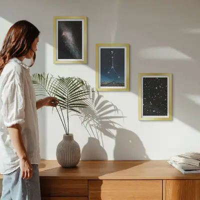 Gallery wall met het sterrenbeeld Kreeft en de sterren