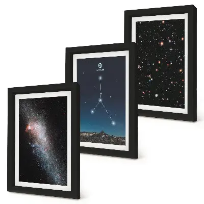 Gallery wall met het sterrenbeeld Kreeft en de sterren