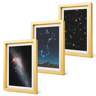 Gallery wall Kosmische landschappen van sterrenstelsels en het sterrenbeeld Schorpioen
