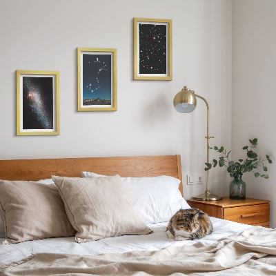 Gallery wall Kosmische landschappen van sterrenstelsels en het sterrenbeeld Schorpioen