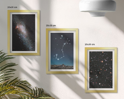 Gallery wall Kosmische landschappen van sterrenstelsels en het sterrenbeeld Schorpioen
