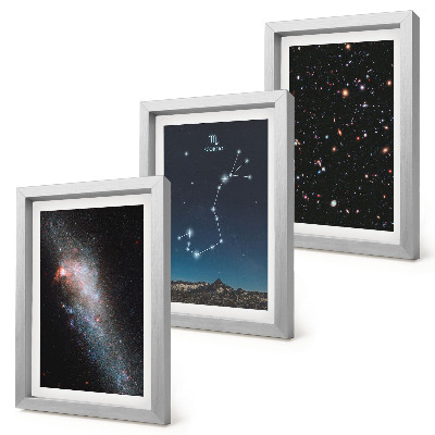 Gallery wall Kosmische landschappen van sterrenstelsels en het sterrenbeeld Schorpioen