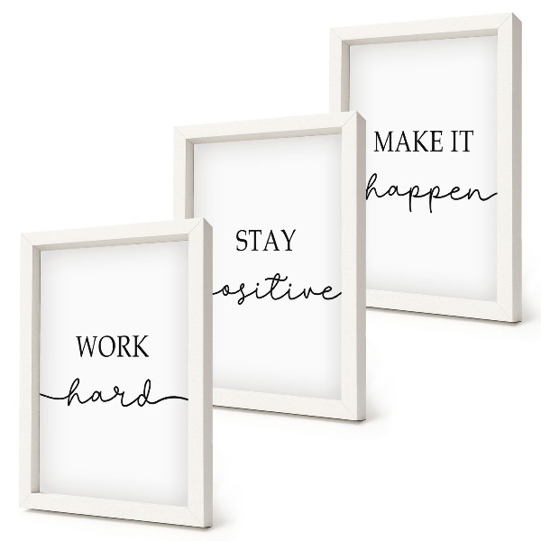 Gallery wall Minimalistische, motiverende citaten die inspireren