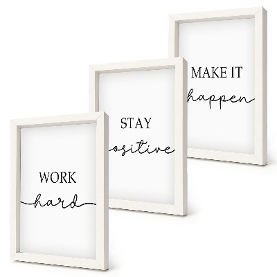 Gallery wall Minimalistische, motiverende citaten die inspireren