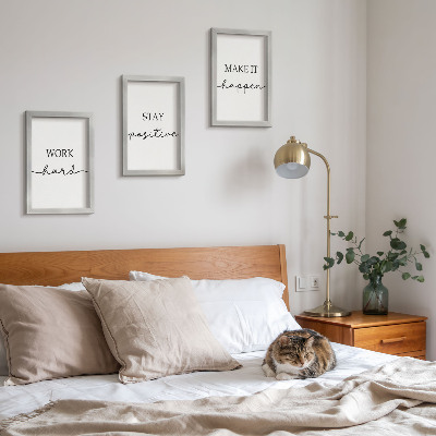 Gallery wall Minimalistische, motiverende citaten die inspireren