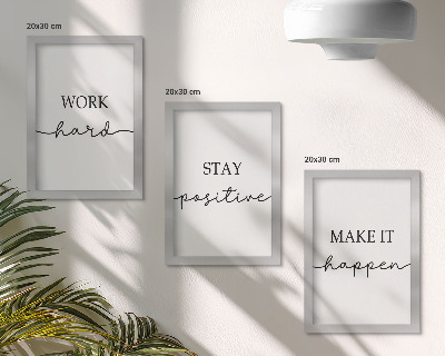 Gallery wall Minimalistische, motiverende citaten die inspireren