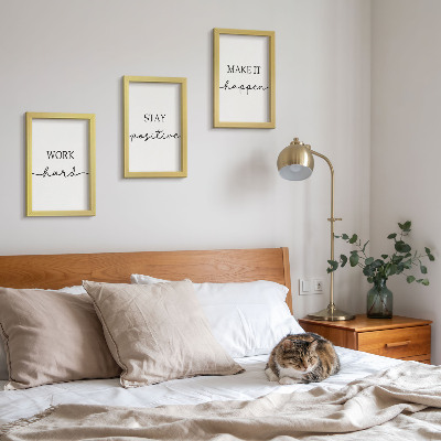 Gallery wall Minimalistische, motiverende citaten die inspireren