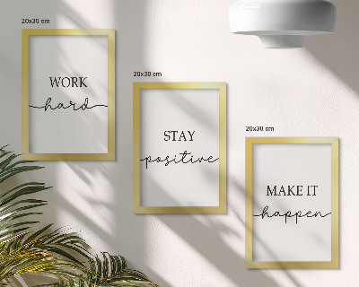 Gallery wall Minimalistische, motiverende citaten die inspireren
