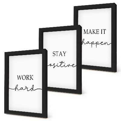 Gallery wall Minimalistische, motiverende citaten die inspireren