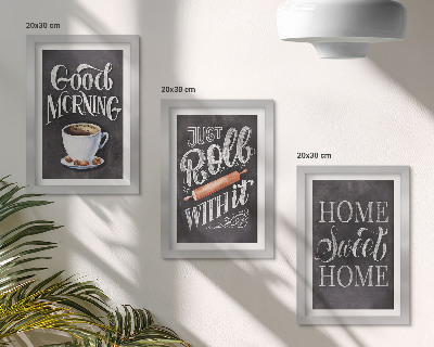 Gallery wall Thema's voor thuiskeukens, schoolbordteksten