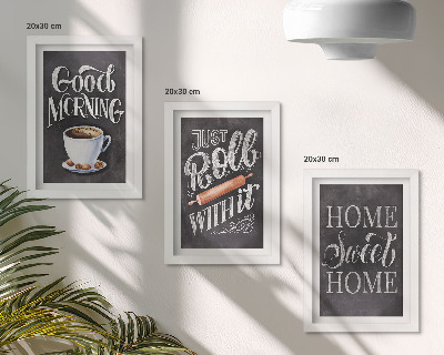Gallery wall Thema's voor thuiskeukens, schoolbordteksten