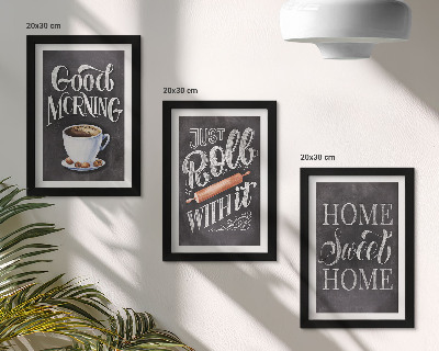 Gallery wall Thema's voor thuiskeukens, schoolbordteksten