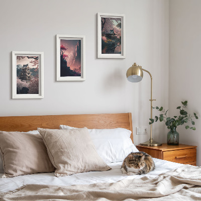 Gallery wall Fantasielandschappen van Japanse berglandschappen