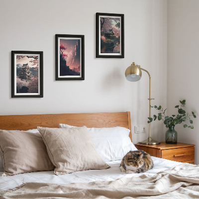 Gallery wall Fantasielandschappen van Japanse berglandschappen