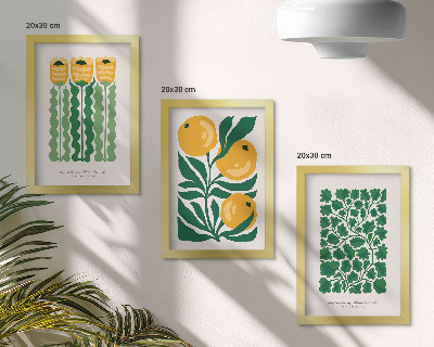 Gallery wall Plantenpatronen met bloemen en bladeren op posters