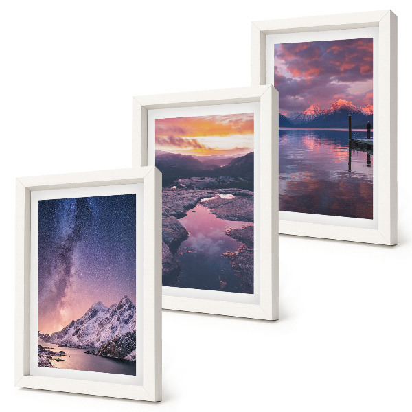 Gallery wall Bergen en water in prachtige natuurlijke landschappen.