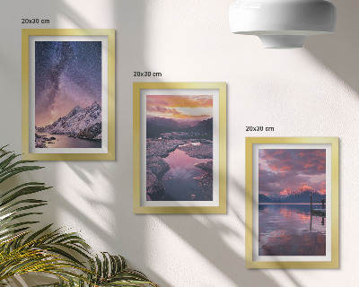 Gallery wall Bergen en water in prachtige natuurlijke landschappen.
