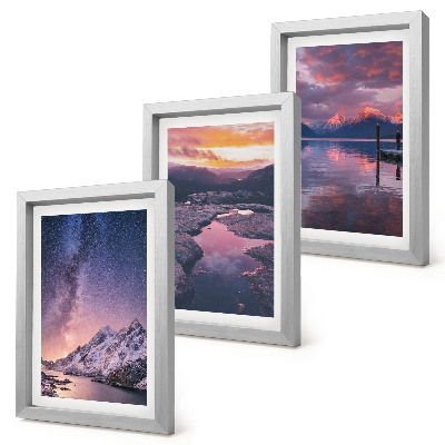 Gallery wall Bergen en water in prachtige natuurlijke landschappen.