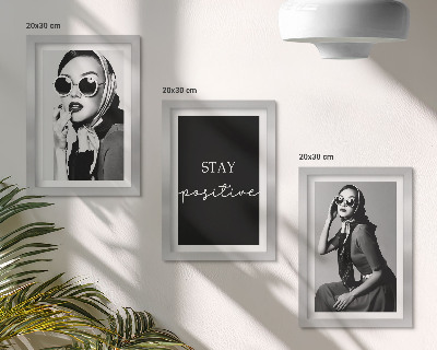 Gallery wall Stijlvolle portretten van vrouwen met zonnebrillen