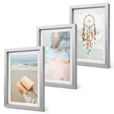 Gallery wall Abstracte zee-illustratie en boho dromenvanger