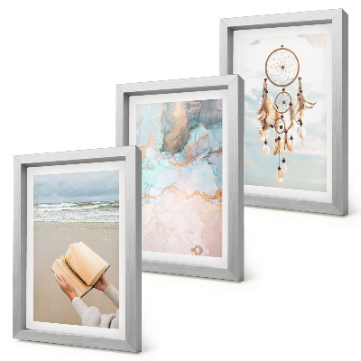 Gallery wall Abstracte zee-leesboek en boho dromenvanger